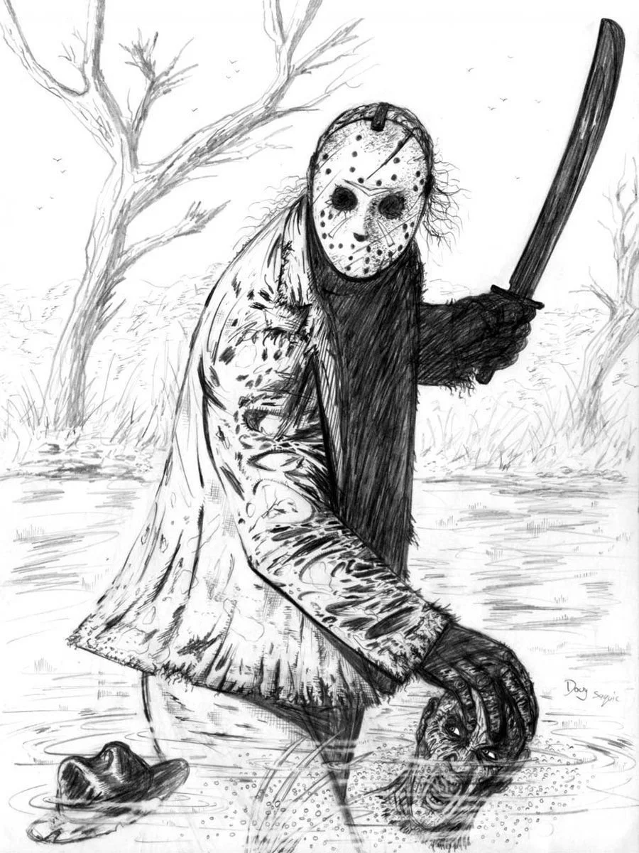 Freddy Vs Jason Para Colorear 12