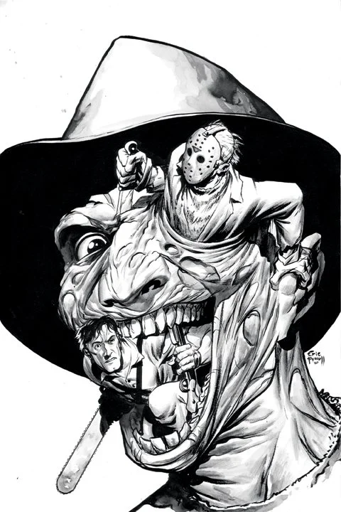 Freddy Vs Jason Para Colorear 6