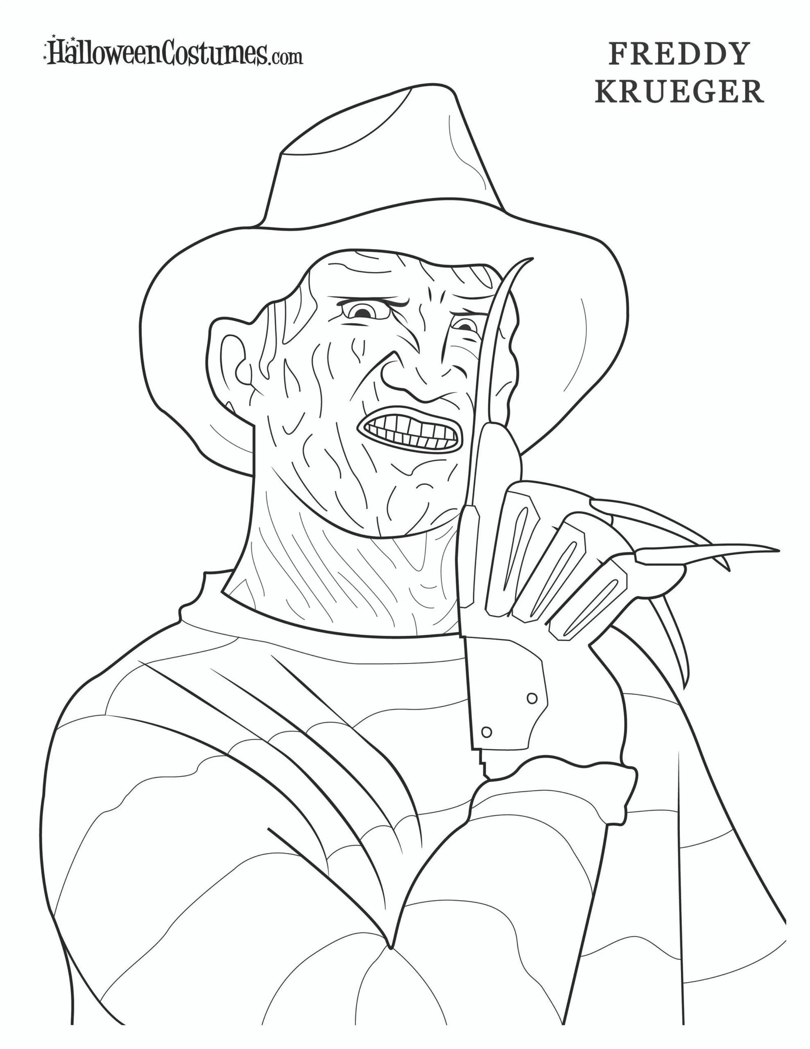 Freddy Vs Jason Para Colorear 8