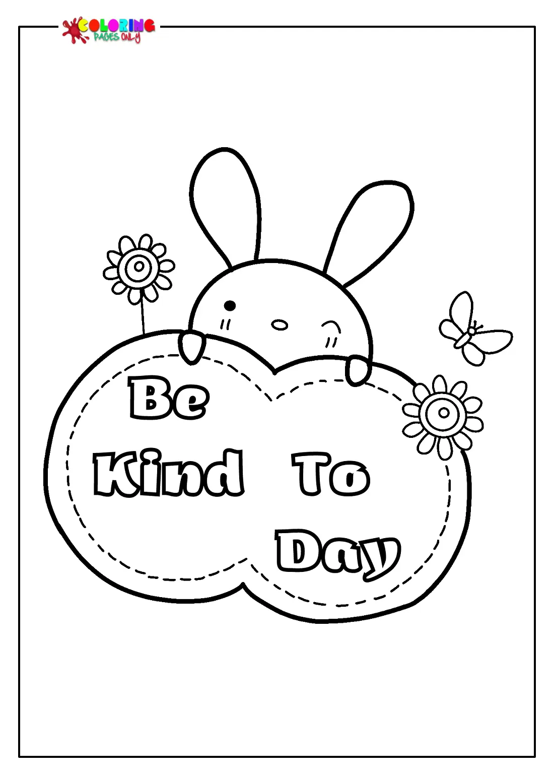Free Kindness Coloring Pages 15