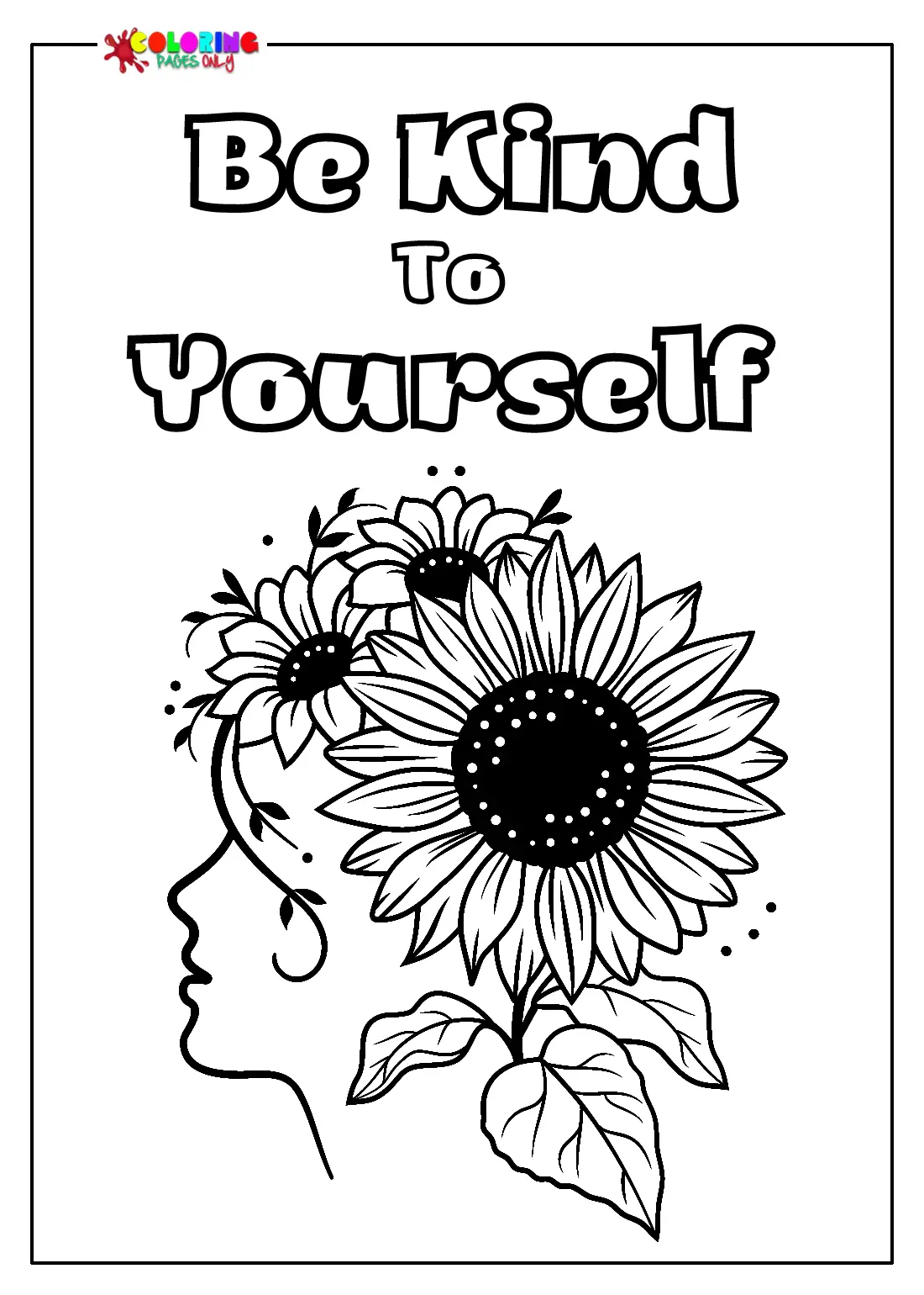 Free Kindness Coloring Pages 7