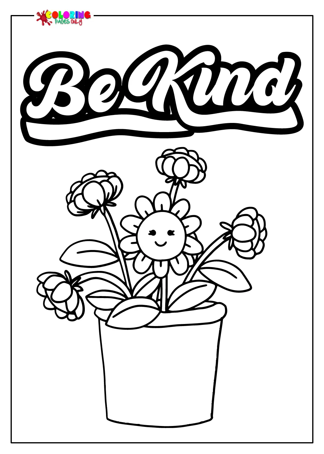 Free Kindness Coloring Pages 8