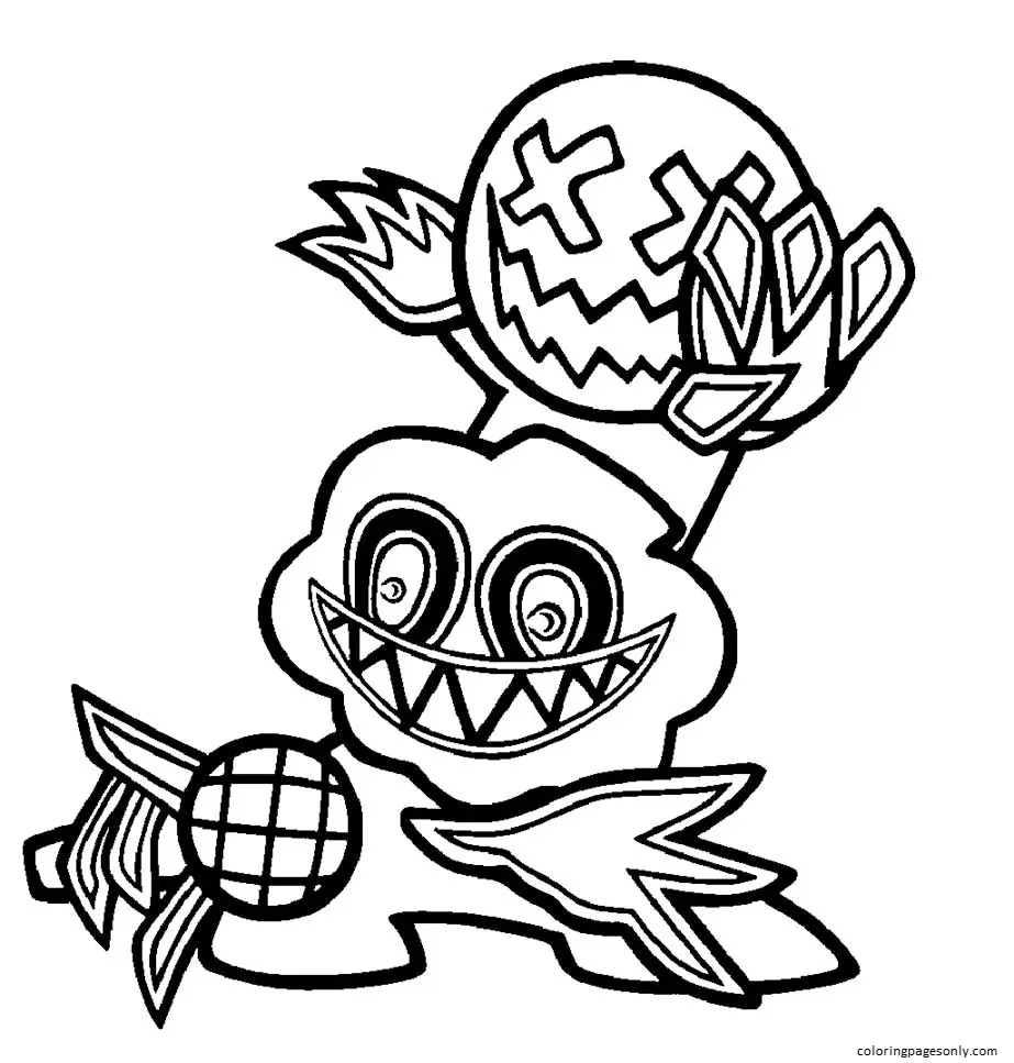 Friday Night Funkin Coloring Pages 13