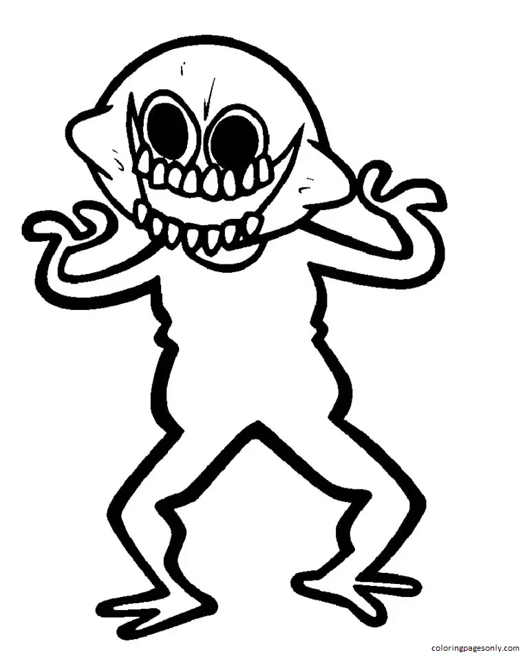 Friday Night Funkin Coloring Pages 32