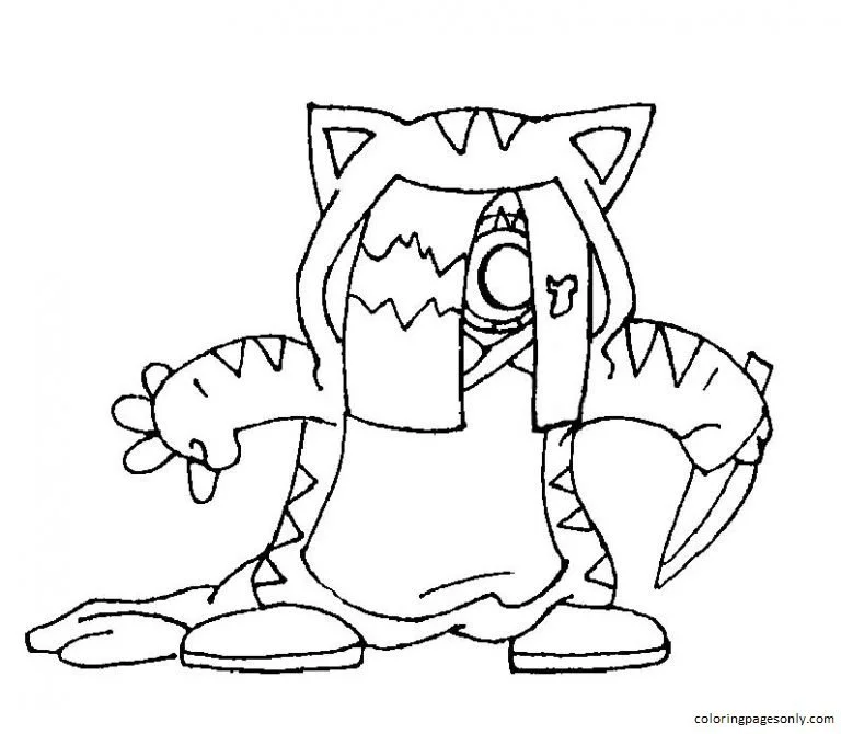 Friday Night Funkin Coloring Pages 65