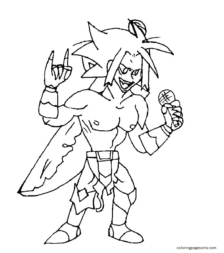 Friday Night Funkin Coloring Pages 96