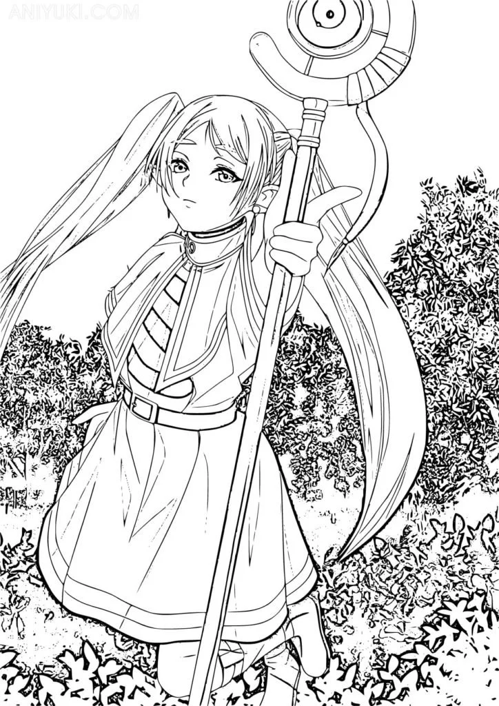 Frieren Beyond Journey S End Para Colorear 7