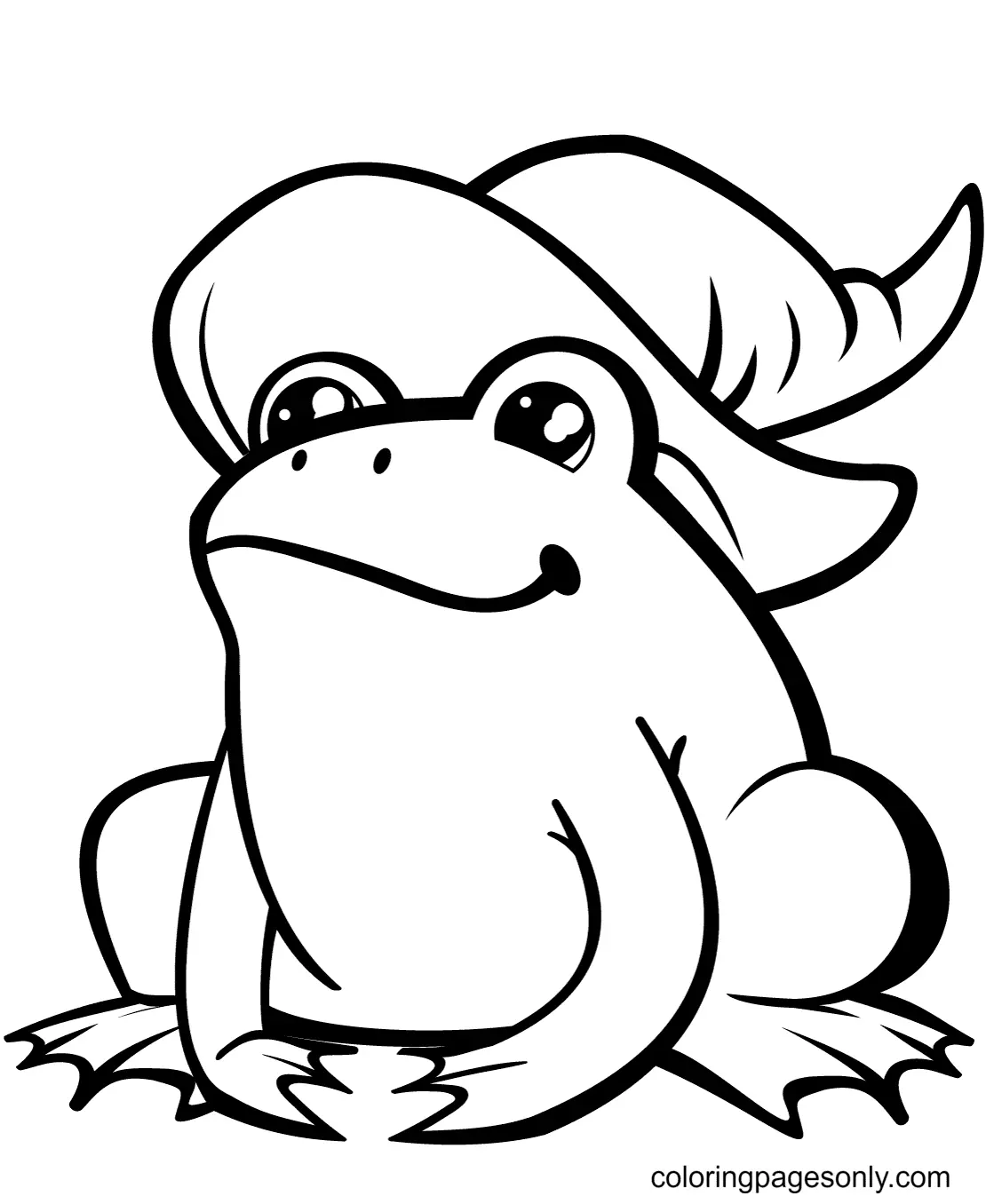 Frog Coloring Pages 13