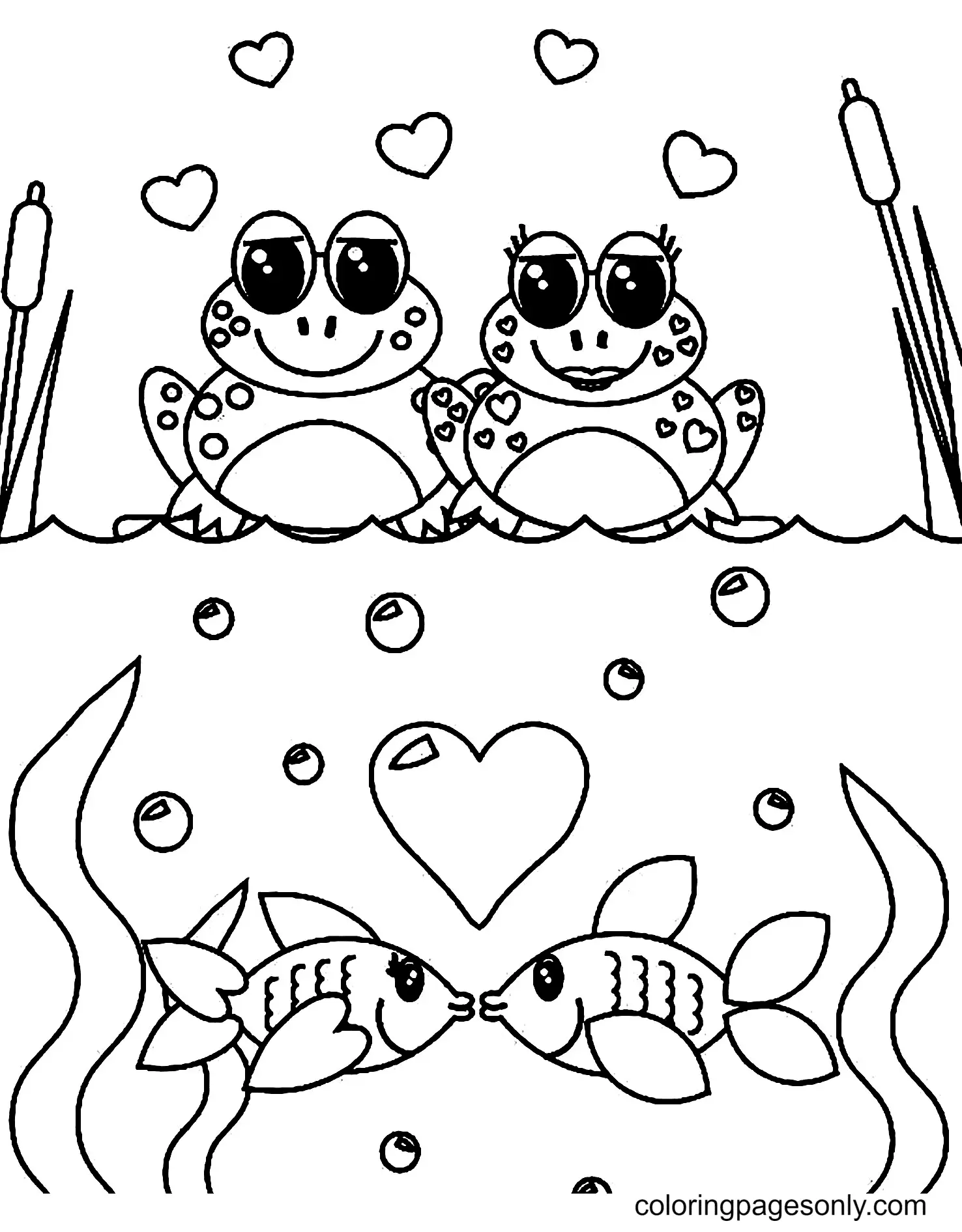 Frog Coloring Pages 31