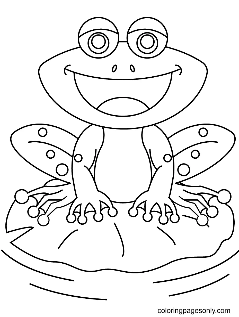 Frog Coloring Pages 34