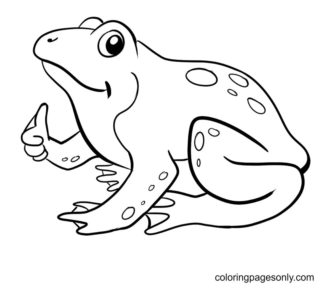 Frog Coloring Pages 37
