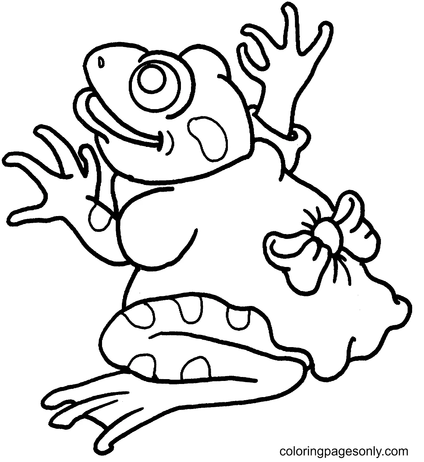 Frog Coloring Pages 39