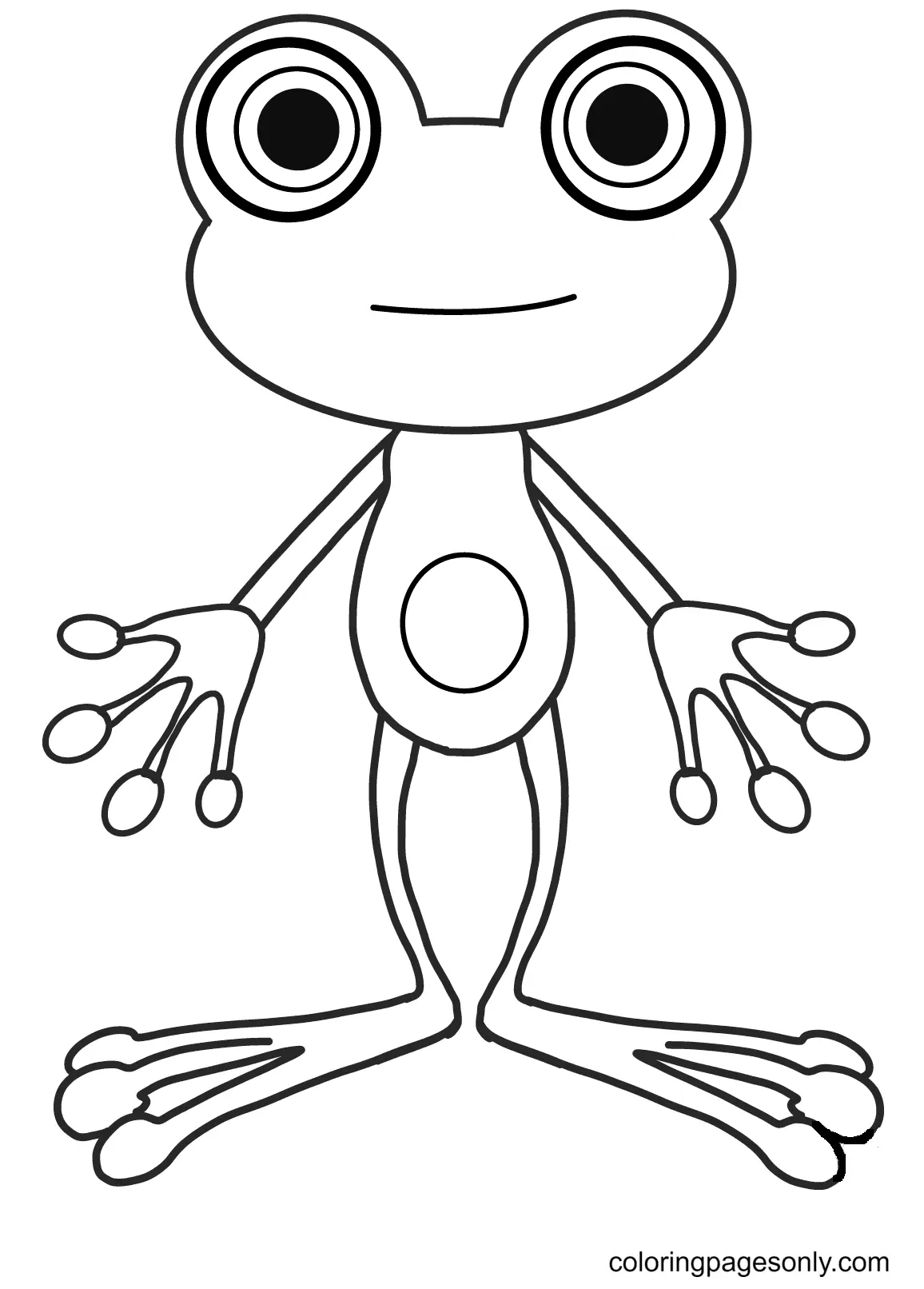 Frog Coloring Pages 46