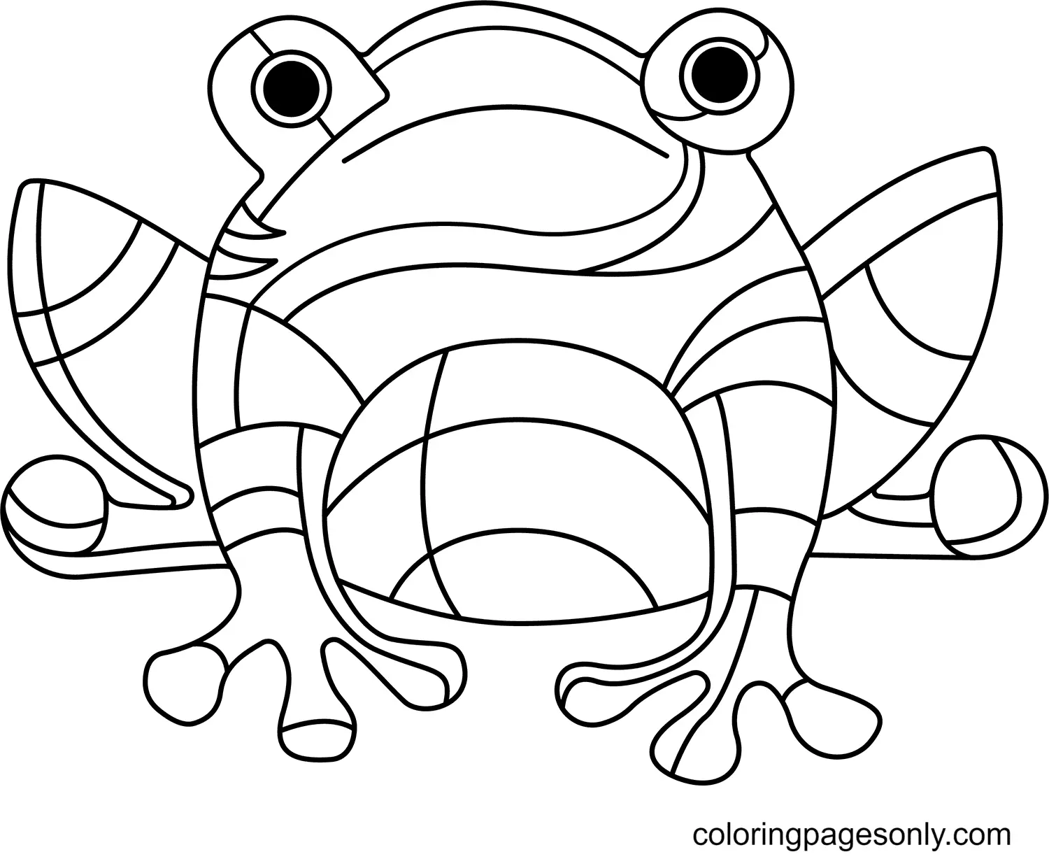 Frog Coloring Pages 47