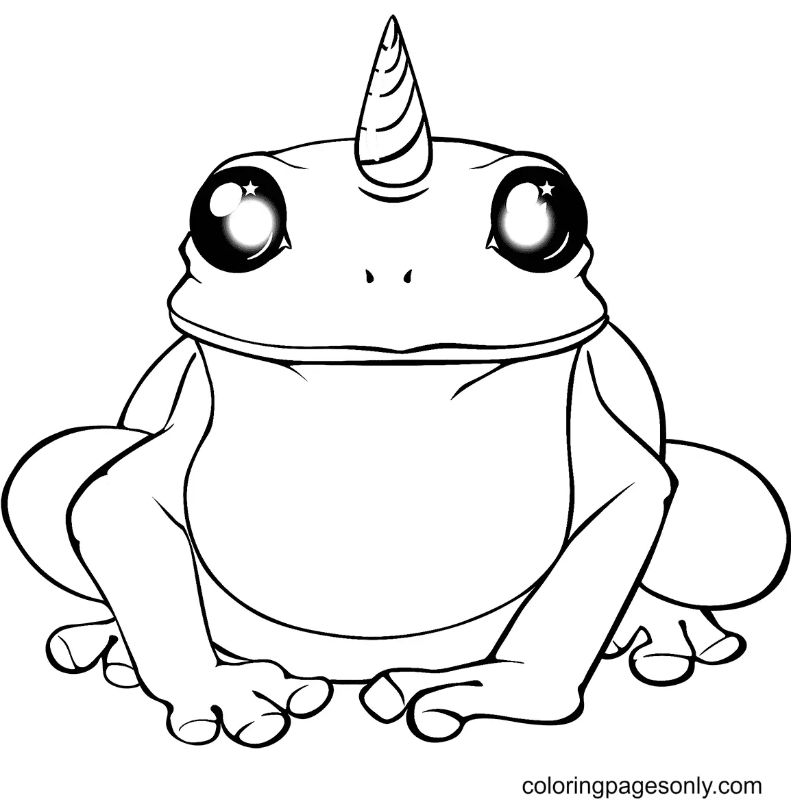 Frog Coloring Pages 5