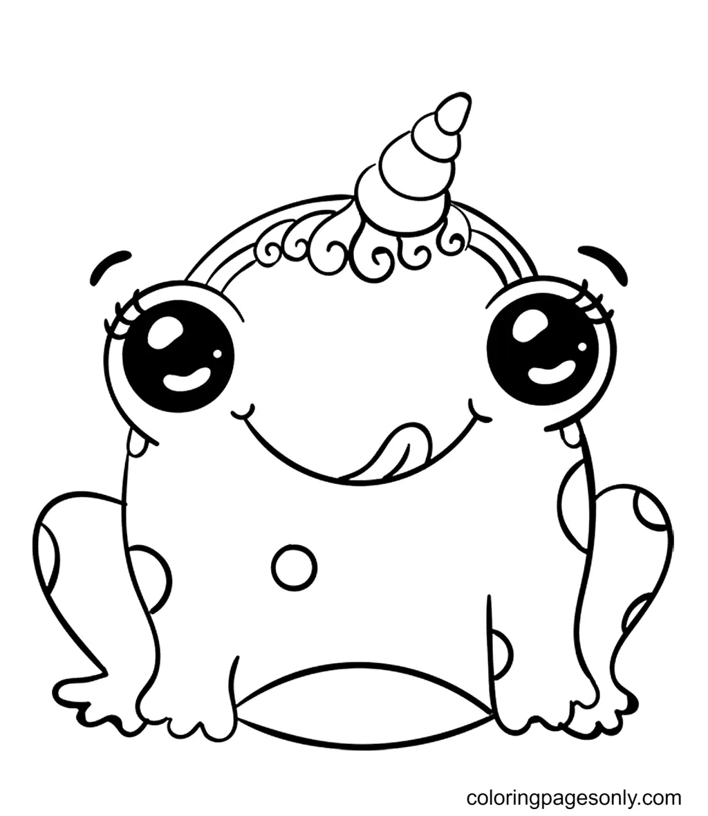 Frog Coloring Pages 6