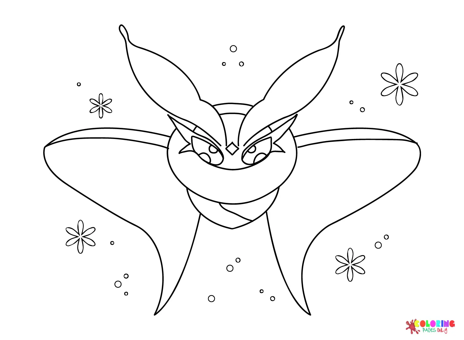 Frosmoth Coloring Pages 2