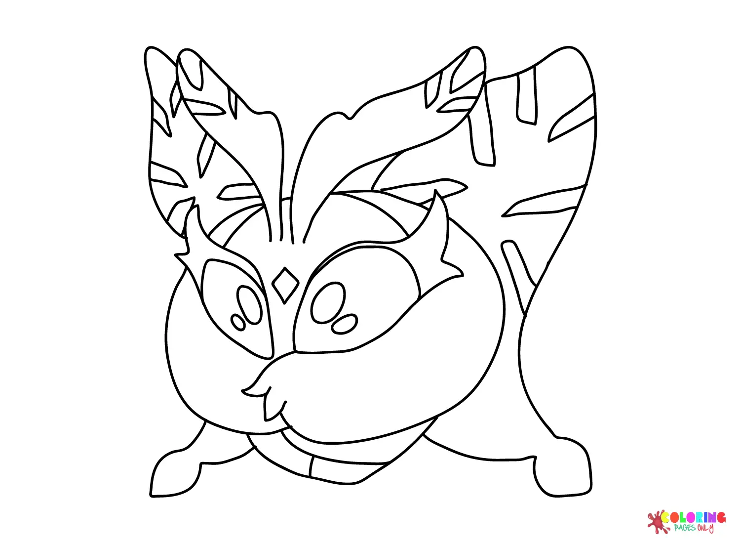Frosmoth Coloring Pages 3