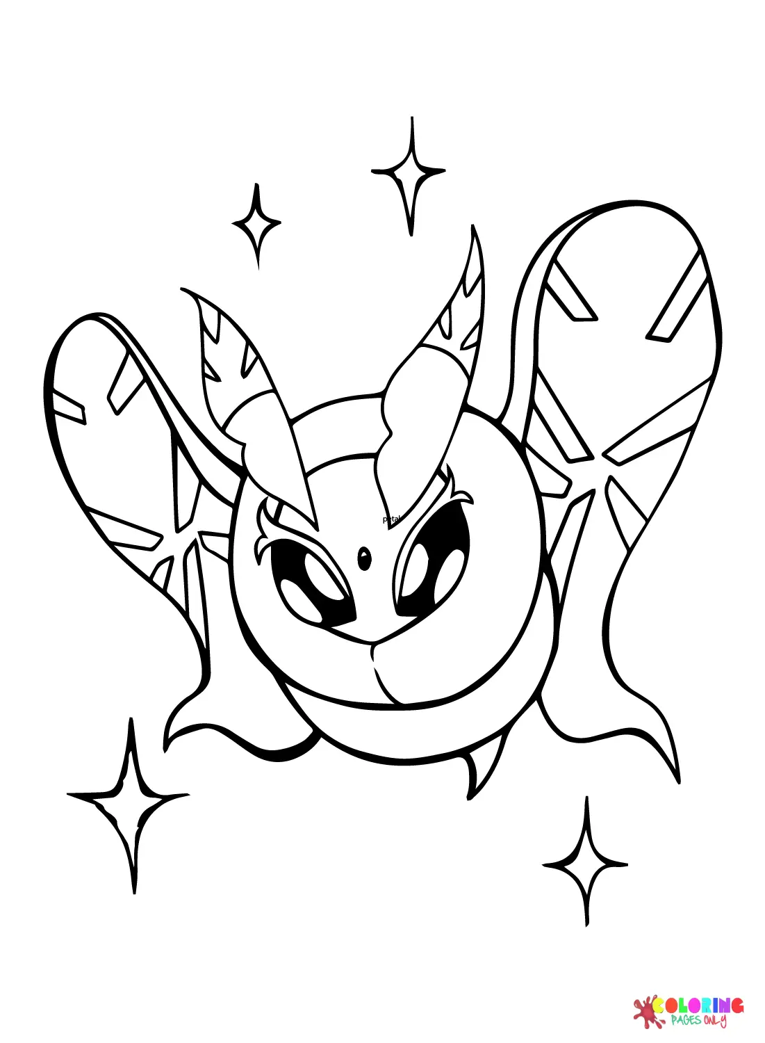 Frosmoth Coloring Pages 6