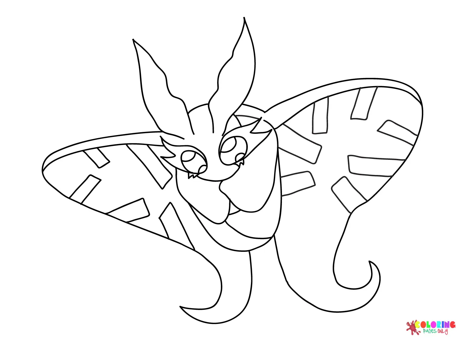 Frosmoth Coloring Pages 8