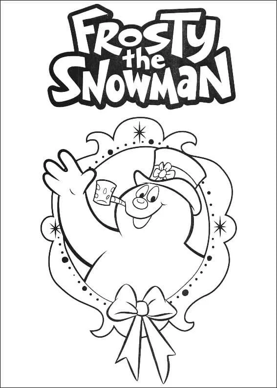 Frosty El Muneco De Nieve Para Colorear 25