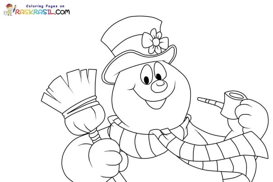 Frosty El Muneco De Nieve Para Colorear 38