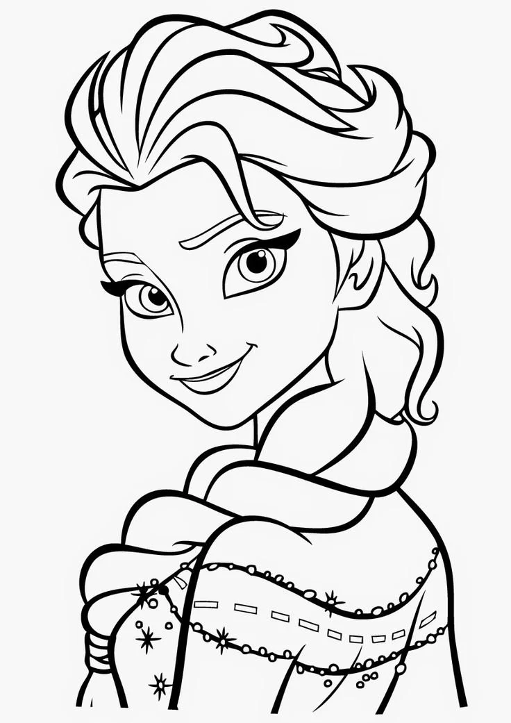 Frozen Coloring Pages 1