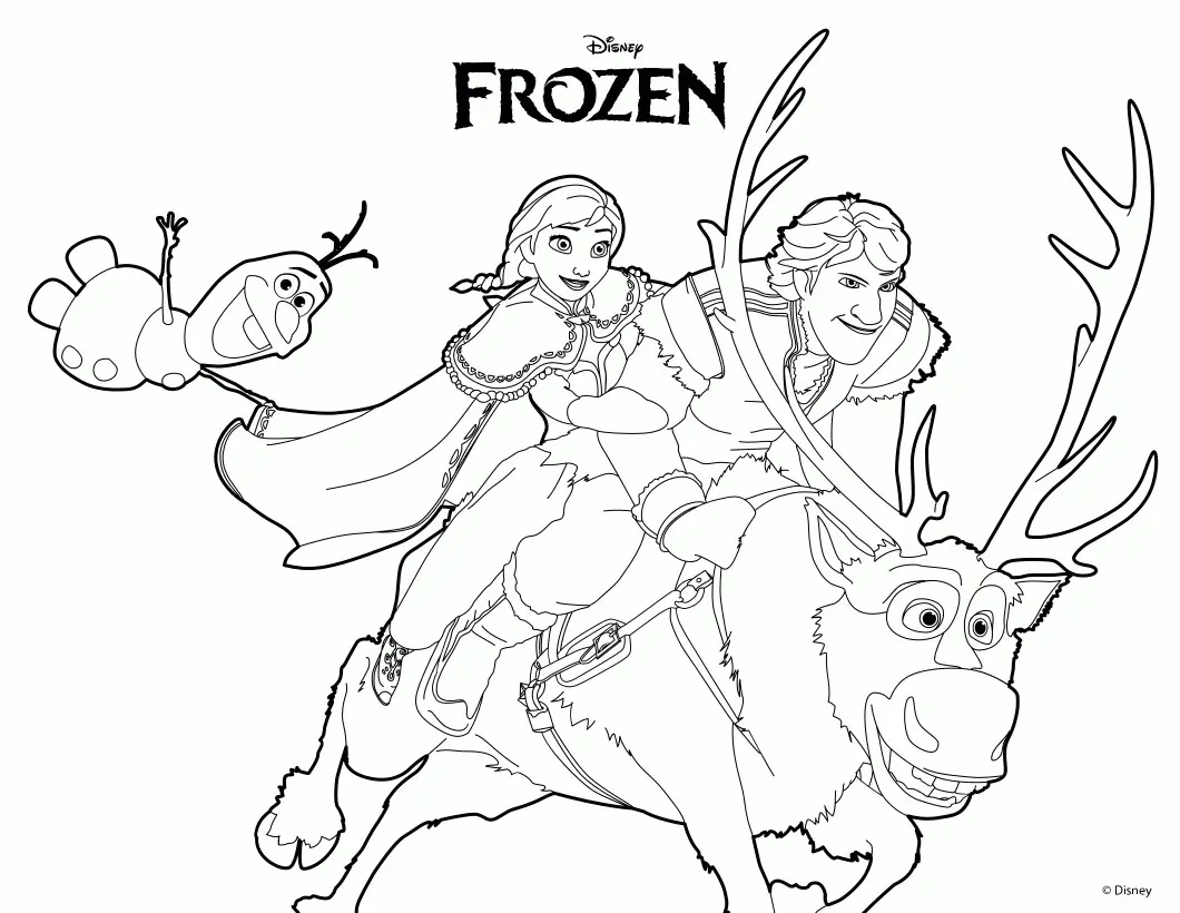 Frozen Coloring Pages 11