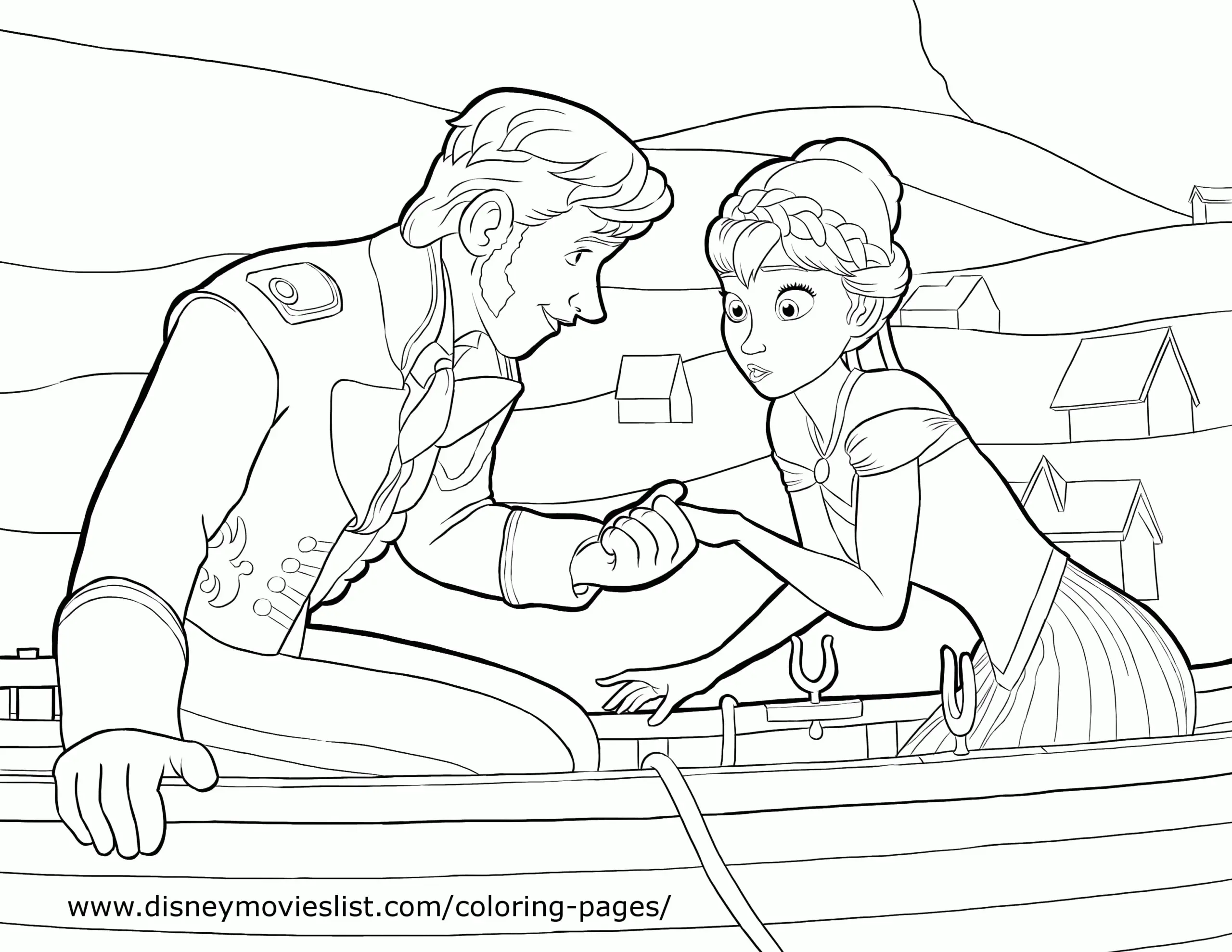 Frozen Coloring Pages 15