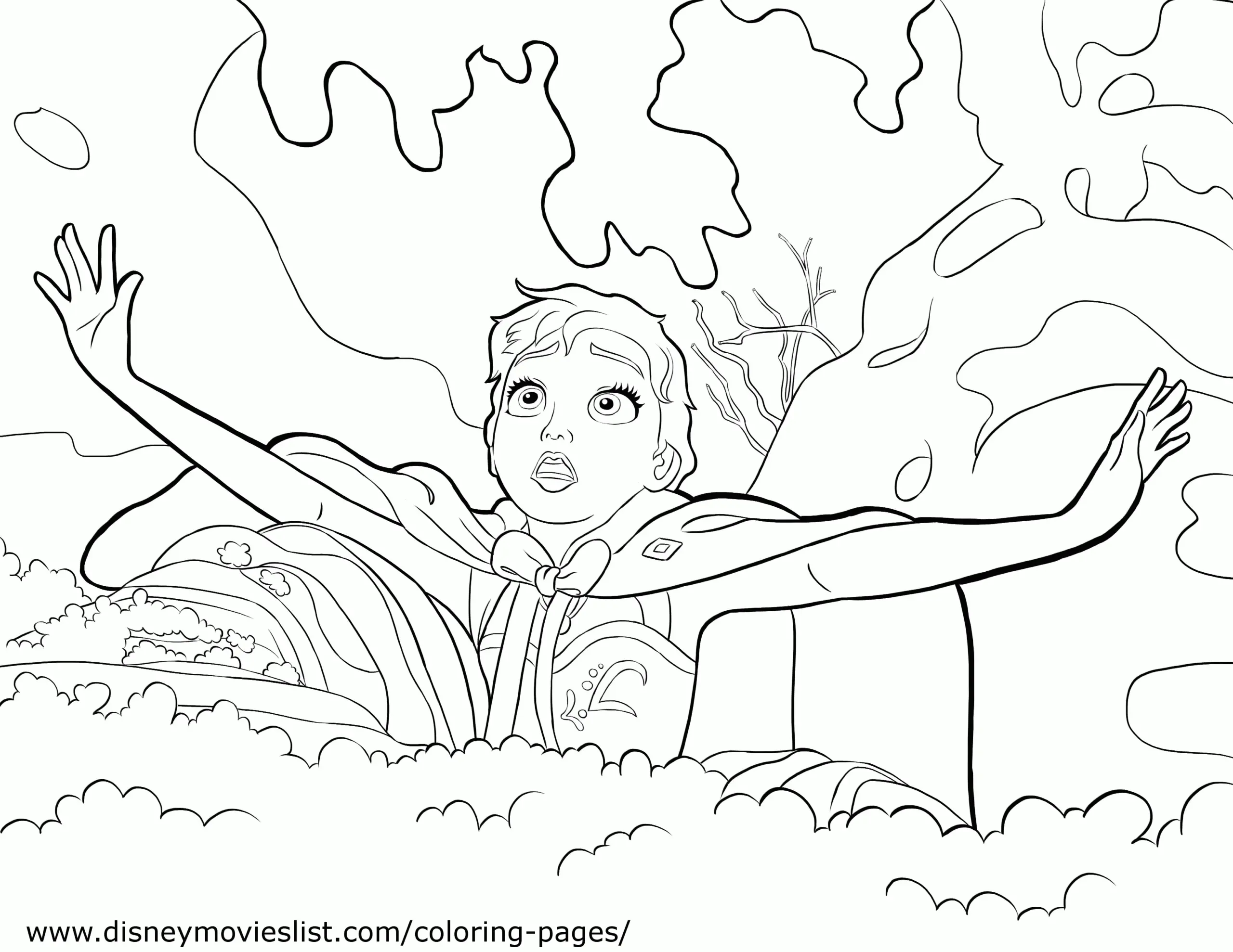 Frozen Coloring Pages 20