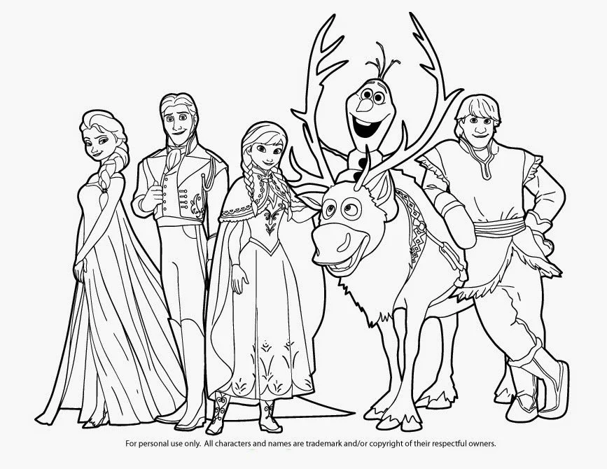 Frozen Coloring Pages 29
