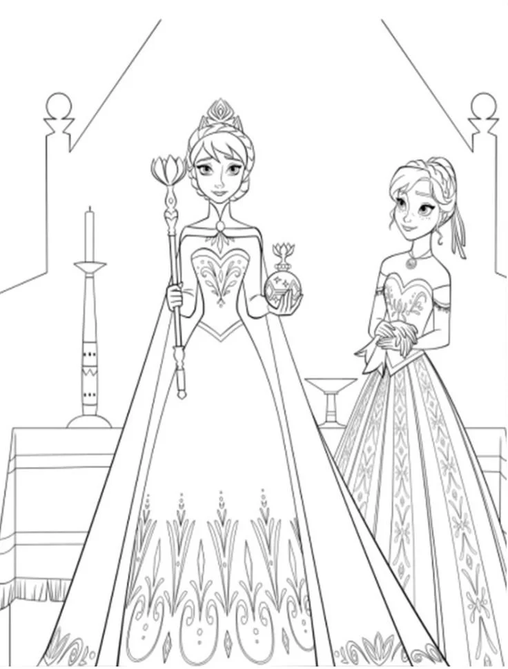 Frozen Coloring Pages 30