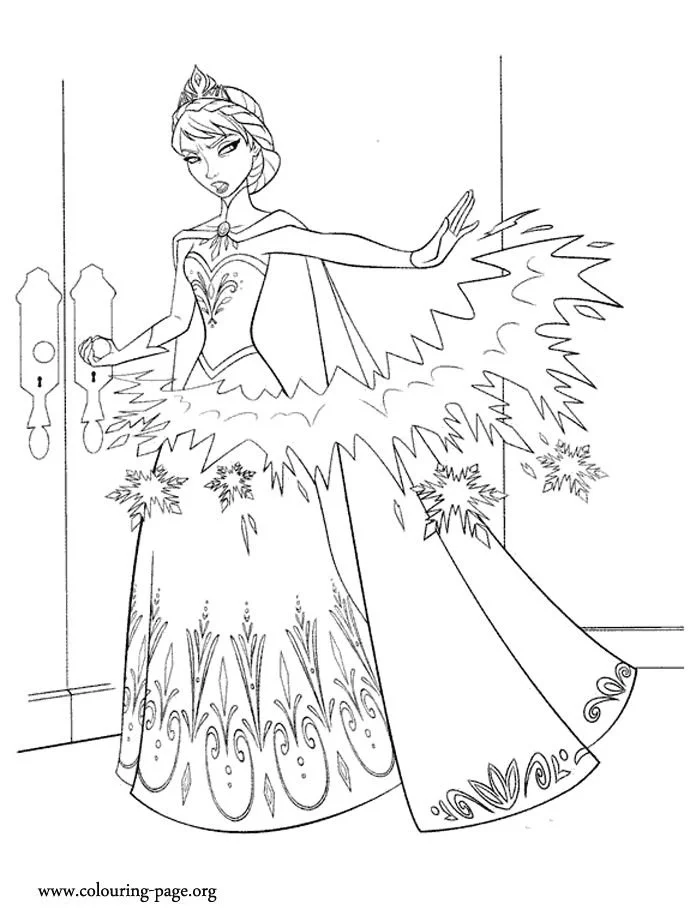 Frozen Para Colorear
