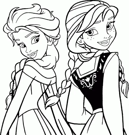Frozen Coloring Pages 6