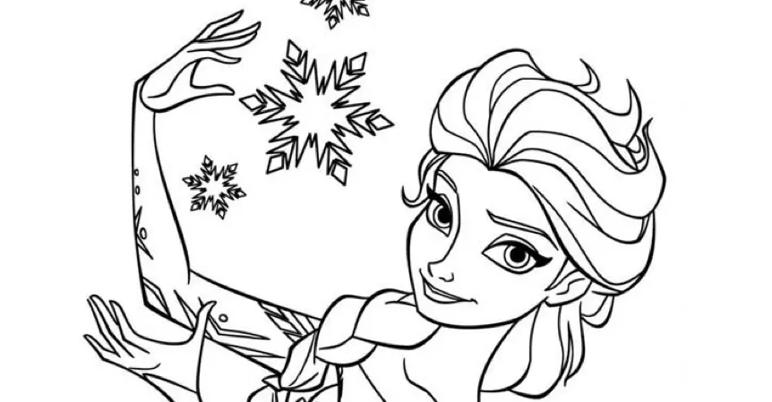 Frozen Coloring Pages 8