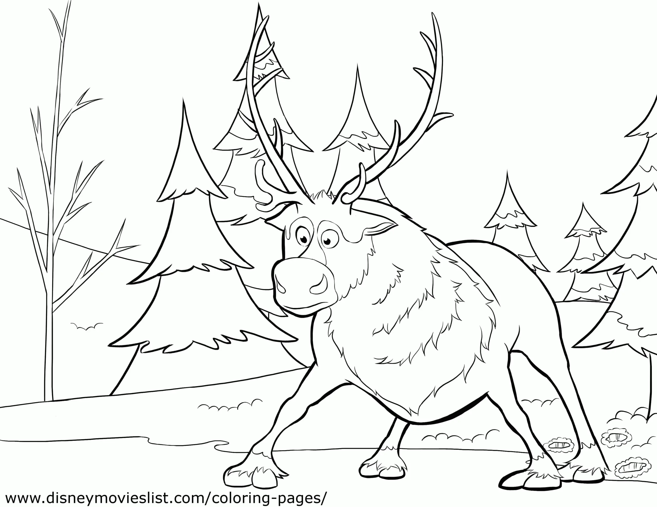 Frozen Coloring Pages 9