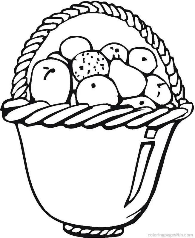Fruit Basket Coloring Pages 14
