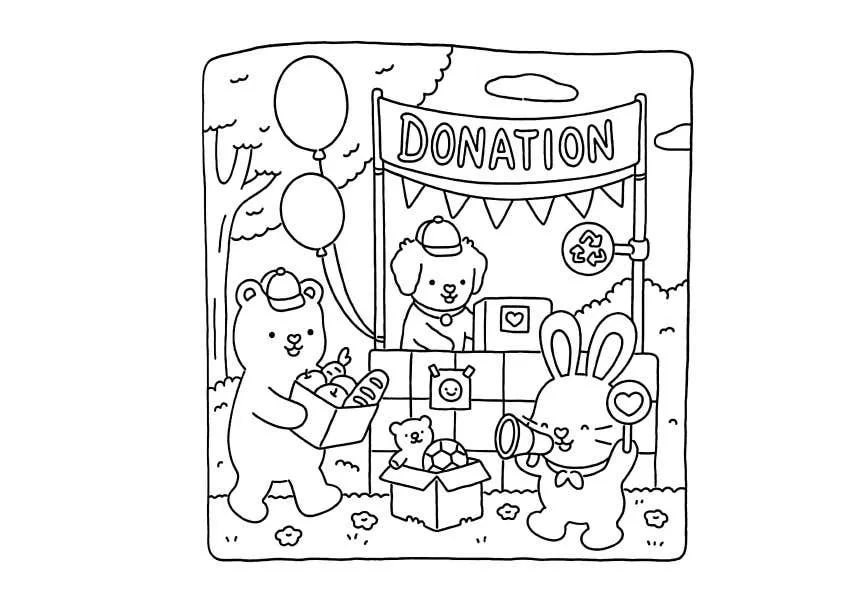 Fuzzy Hygge Coloring Pages 27