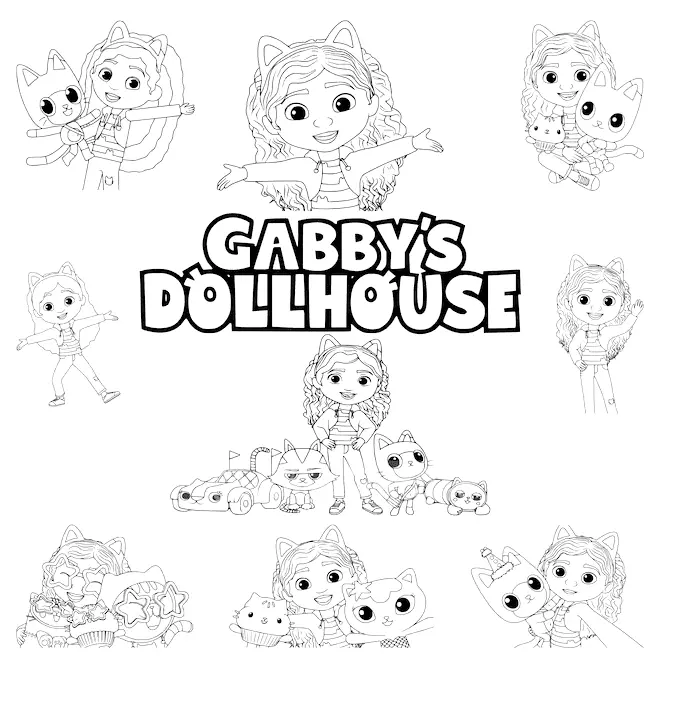 Gabby s Dollhouse Ausmalbilder 13