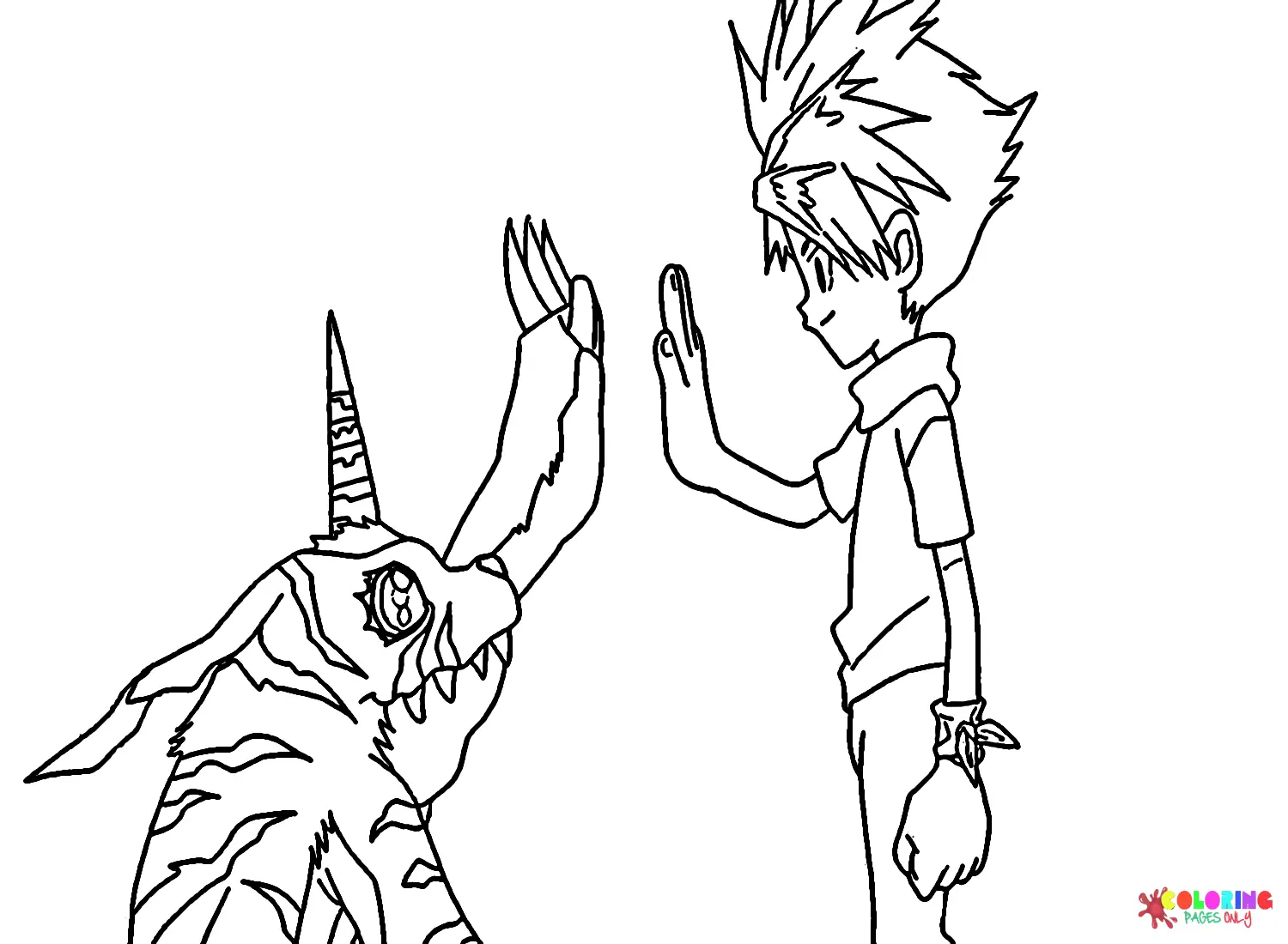 Gabumon Coloring Pages 13