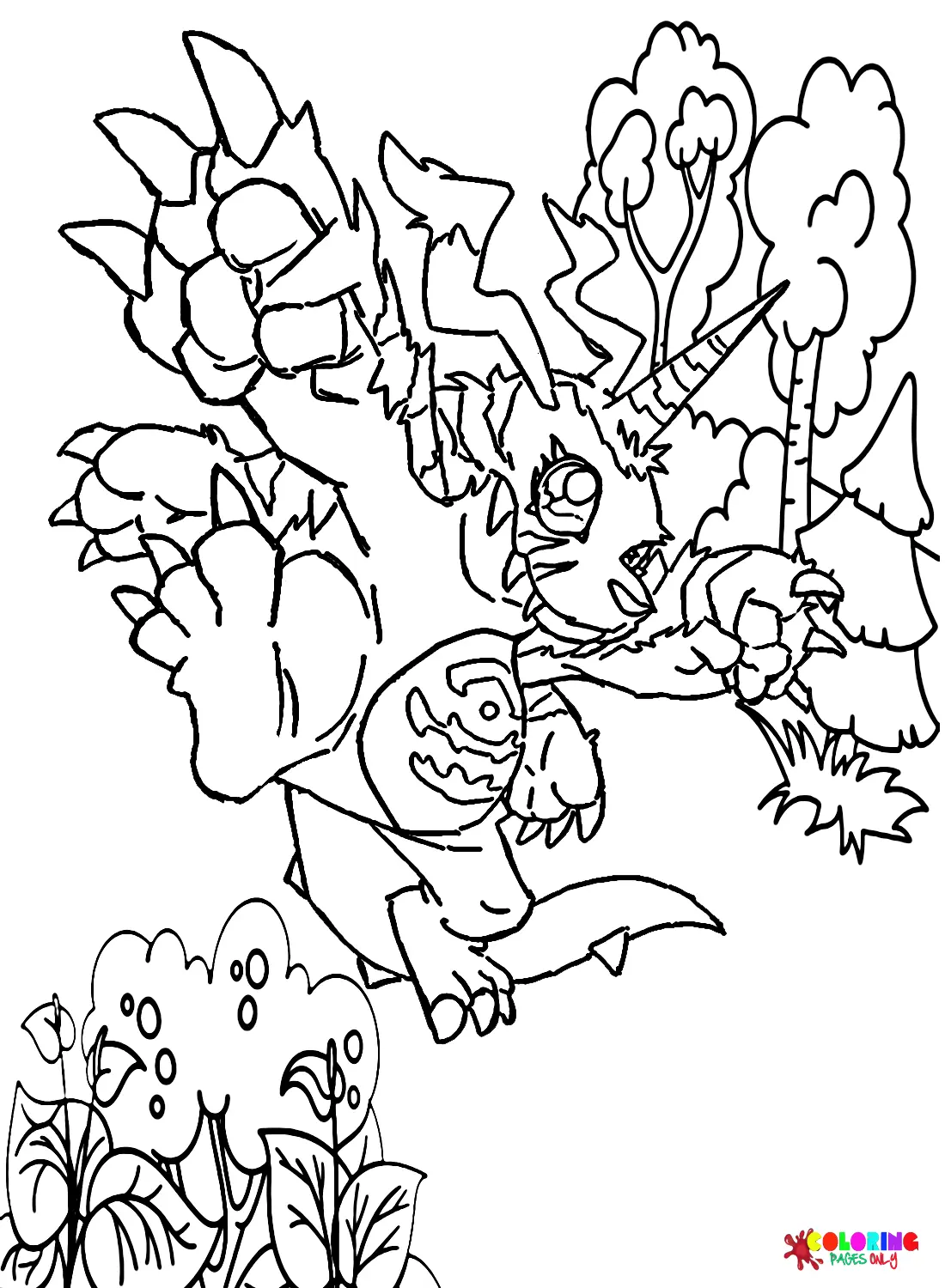 Gabumon Coloring Pages 5