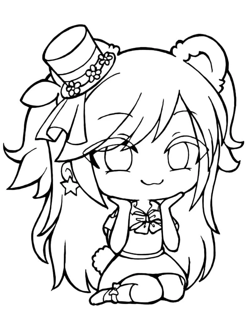 Gacha Life Coloring Pages 1