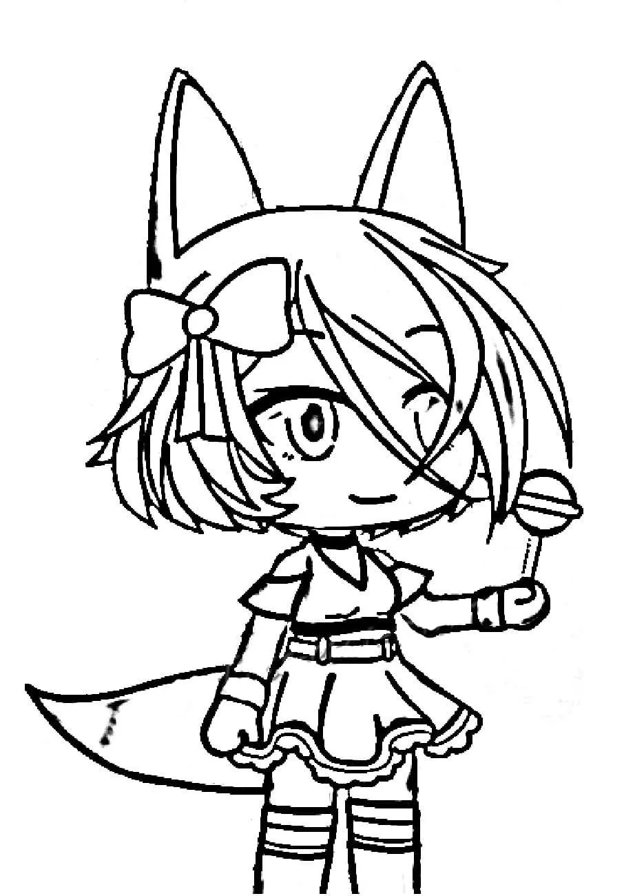 Gacha Life Coloring Pages 15