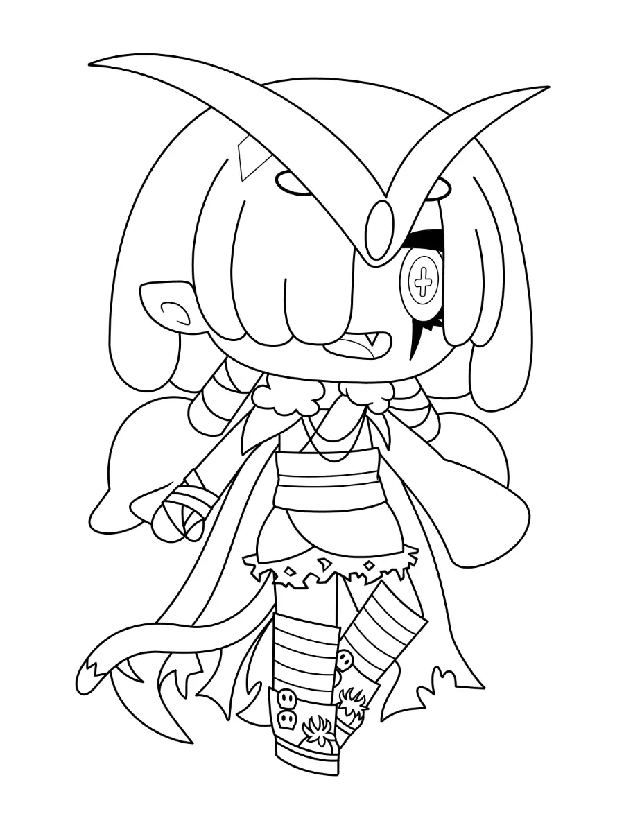 Gacha Life Coloring Pages 19