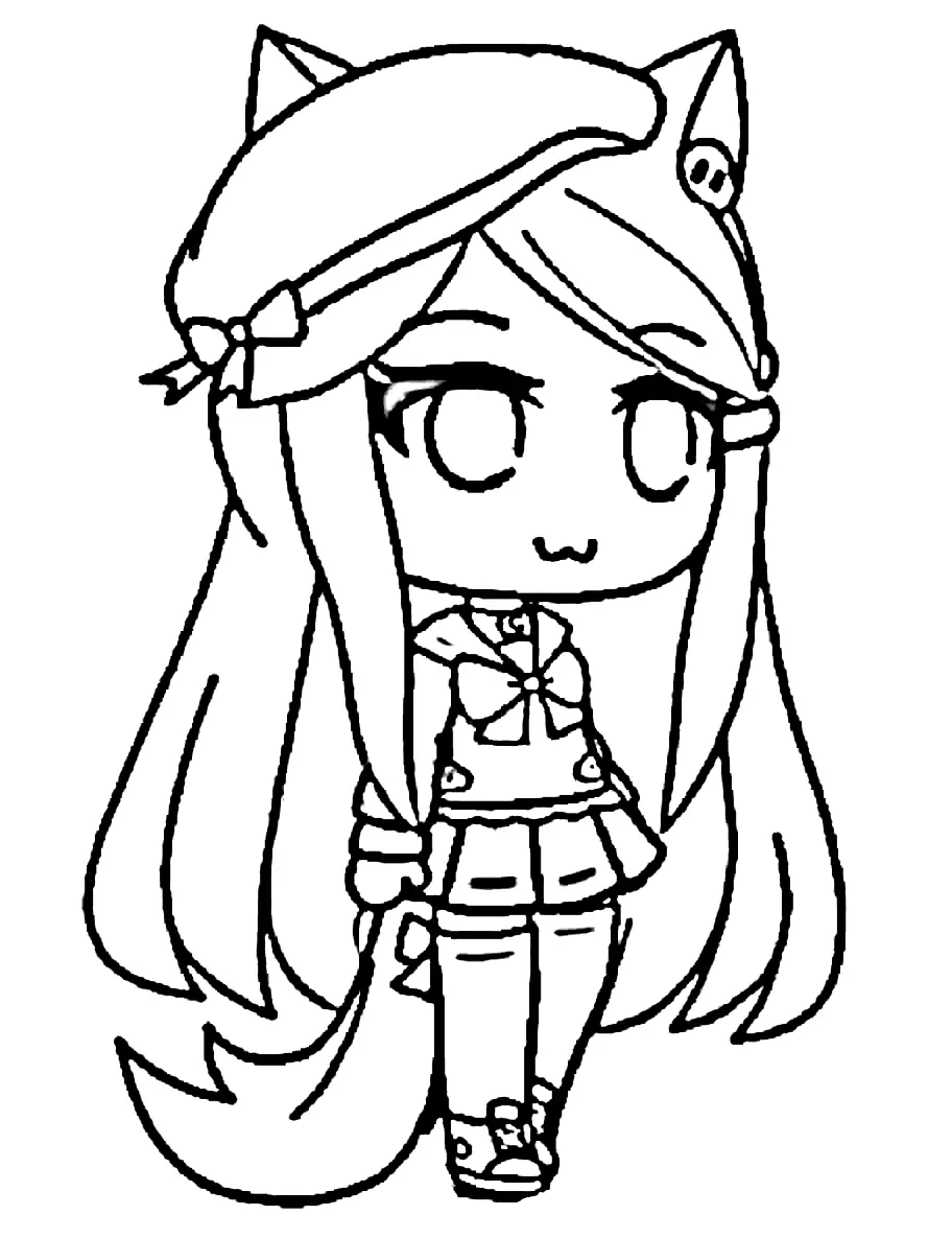 Gacha Life Coloring Pages 2