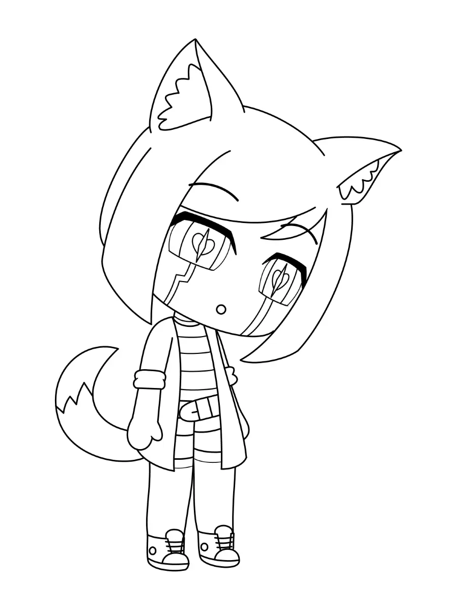 Gacha Life Coloring Pages 20