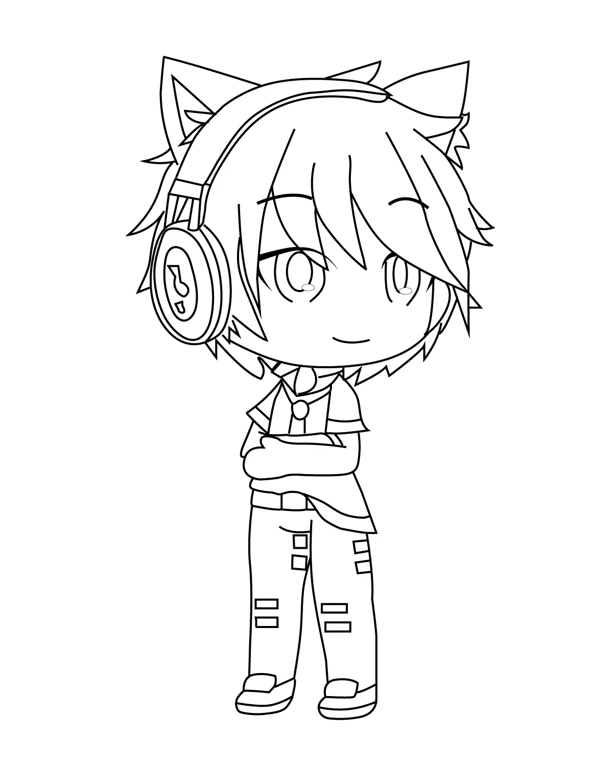Gacha Life Coloring Pages 26