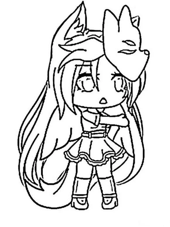 Gacha Life Coloring Pages 31