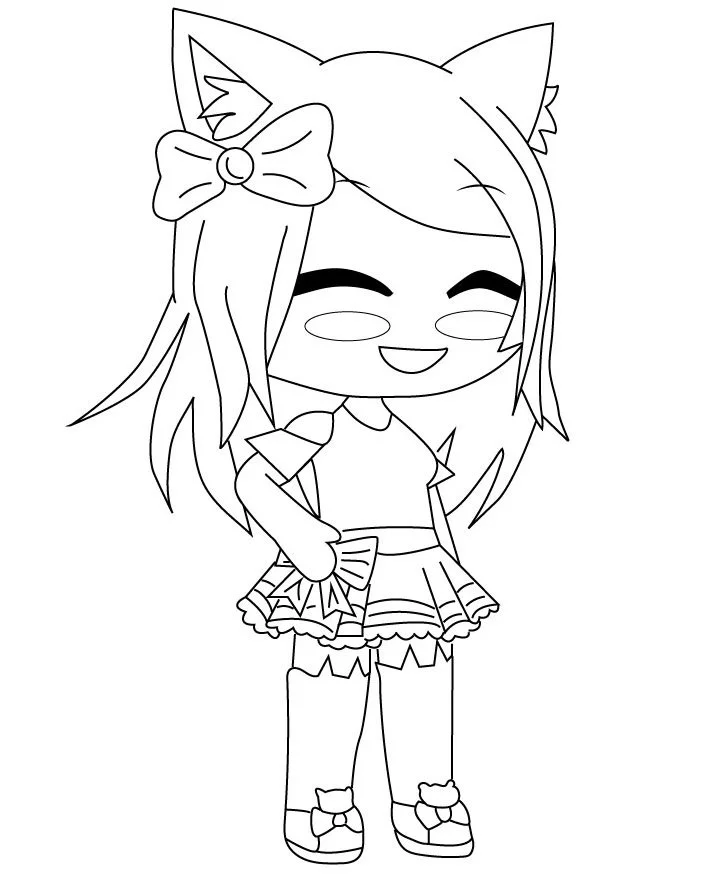 Gacha Life Coloring Pages 32
