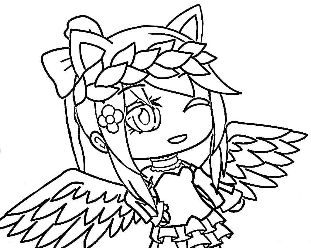 Gacha Life Coloring Pages 34